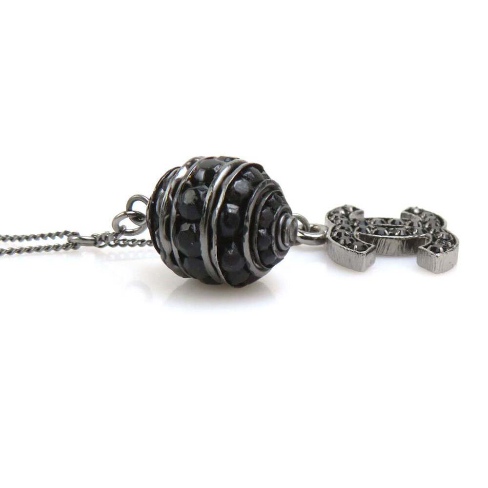 CHANEL Black Logo Necklace - Picture 2 of 10